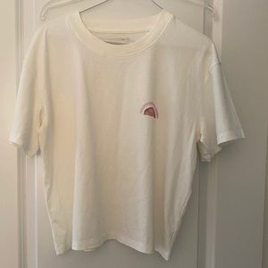 Madewell Tee with Rainbow